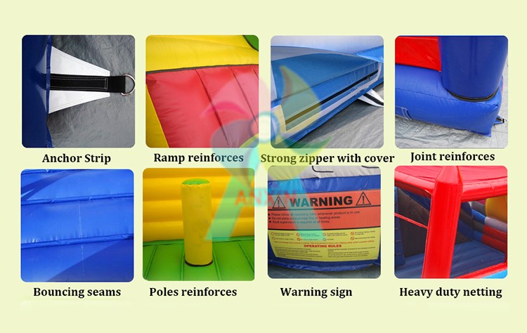 0.9mm pvc tarpaulin made durable aquapark lake inflatable water slides
