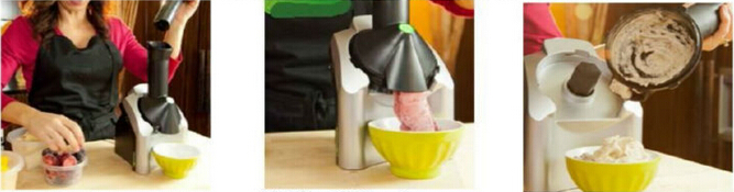 2014年熱い販売の新しい設計のポータブルフルーツの楽しいキッチン自動アイスクリームメーカー問屋・仕入れ・卸・卸売り