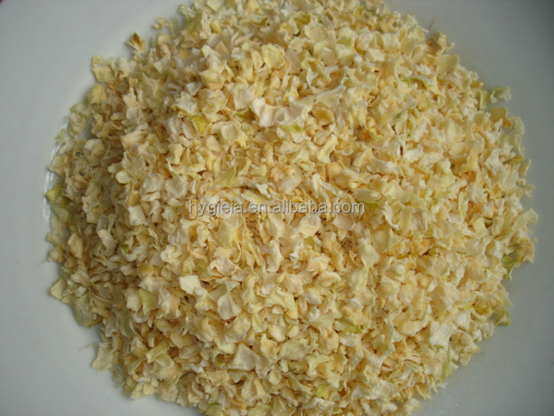 Organic dehydrated white onion granule