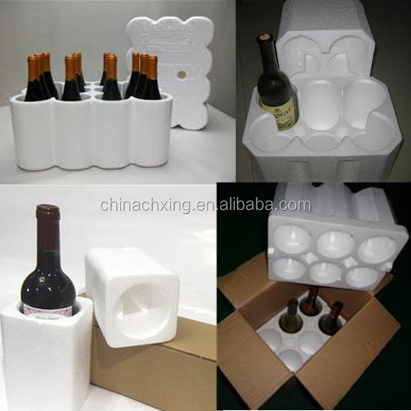 12 Bottle Wine Bottles Styrofoam Protective Packing Shipping Box With