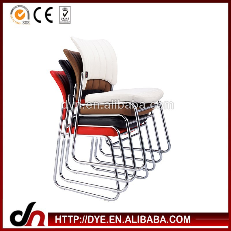 Alibaba China Factory Price Chrome Leg Pu Office Chair,Economic Office