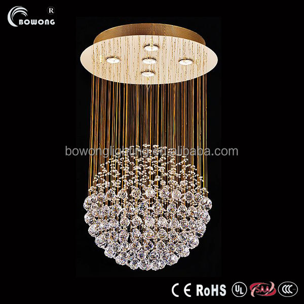 Lampadario di cristallo moderna lampada a sospensione, lampadari ... Lampada a sospensione cristallo