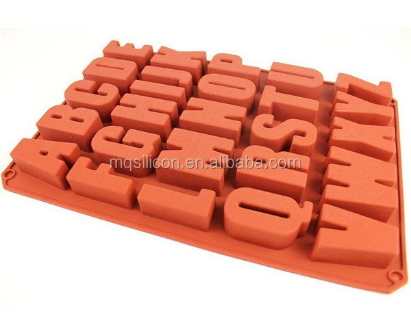 High Quality Alphabet Silicone Baking Mold Cake Decoration