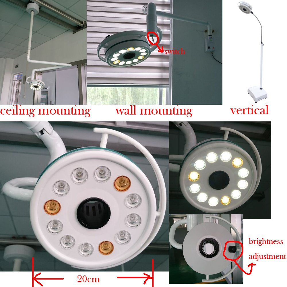壁取付led試験ランプ試験のための歯科オペレーティングライト仕入れ・メーカー・工場