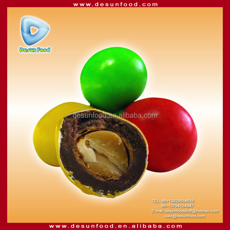 Chocolate coated peanut candy