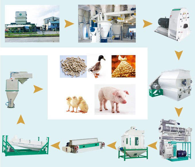 Ztmt Poultry And Livestock Feed Production Line Buy Animal Feed