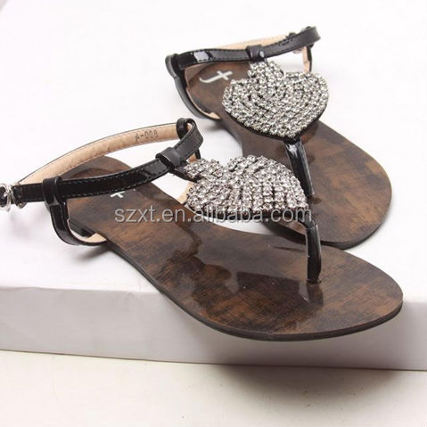 イタリアの靴サンダルのトップbrendレディースフラットシューズダイヤモンドの靴熱い販売の女の子問屋・仕入れ・卸・卸売り