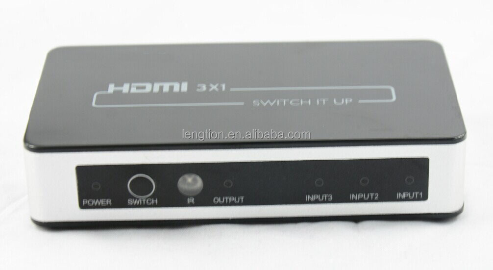 ポートhdmiミニ3v1.33×1インテリジェントスイッチセレクタスイッチャー赤外線リモートコントロールとボックス問屋・仕入れ・卸・卸売り