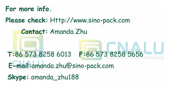 Sealable and Retortable Aluminium Foil Container with Lid