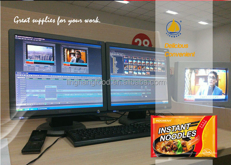 2014 Newest Indomena Beef Flavor Instant Noodles 65g