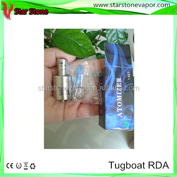 starstone 2014 newest tugboat rda atomizer clone E1 gigante 26650 mod in stock