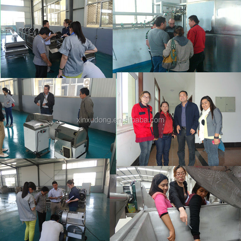 chicken snack process frying production line