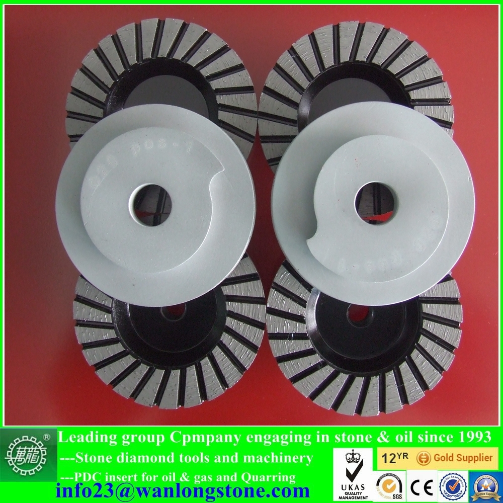 wheel for granite marble natural stone grinding with snail