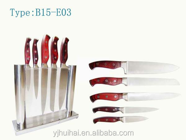 新しい!! 日本の包丁セット/木製ハンドルの包丁とまな板セット問屋・仕入れ・卸・卸売り