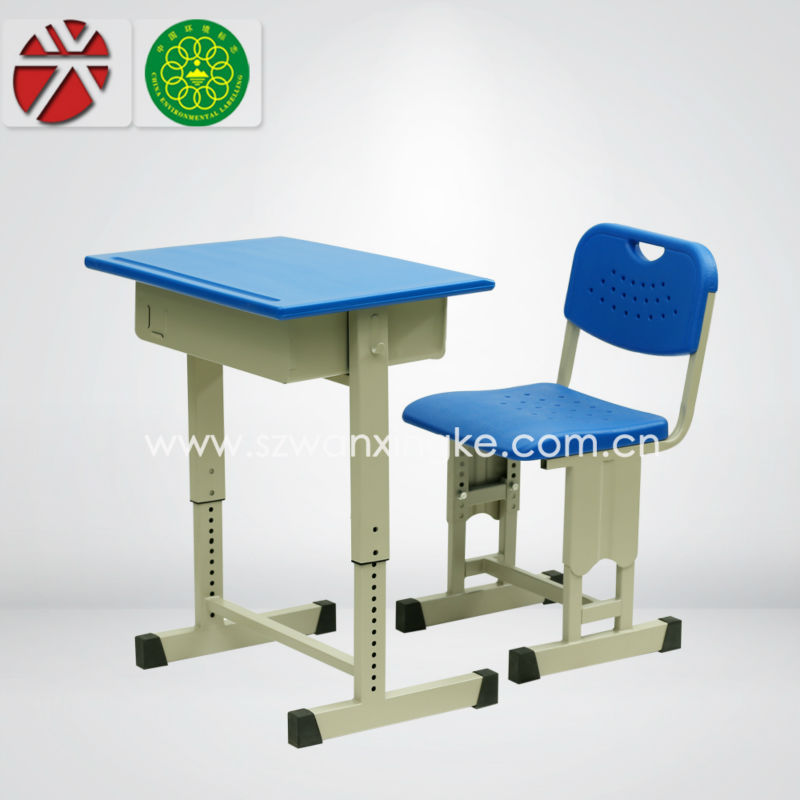 学生デスク チェア/学生机と椅子/異なる色学生学習机と椅子学校家具仕入れ・メーカー・工場