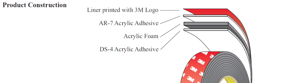 3M™ Acrylic Foam Tape 4229P