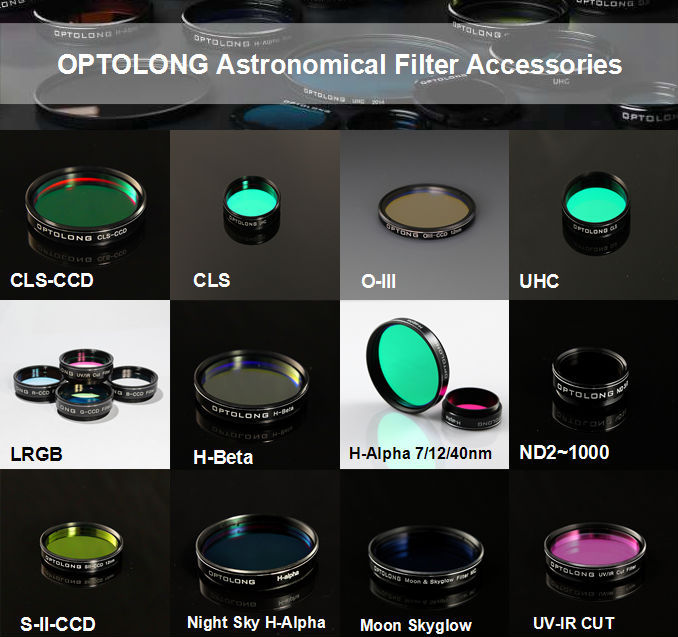 LRGB Astronomical Filters for Deep Sky and Photography