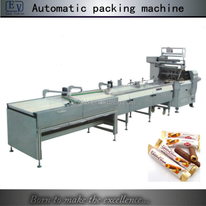 High speed automatic chocolate bar packing machine