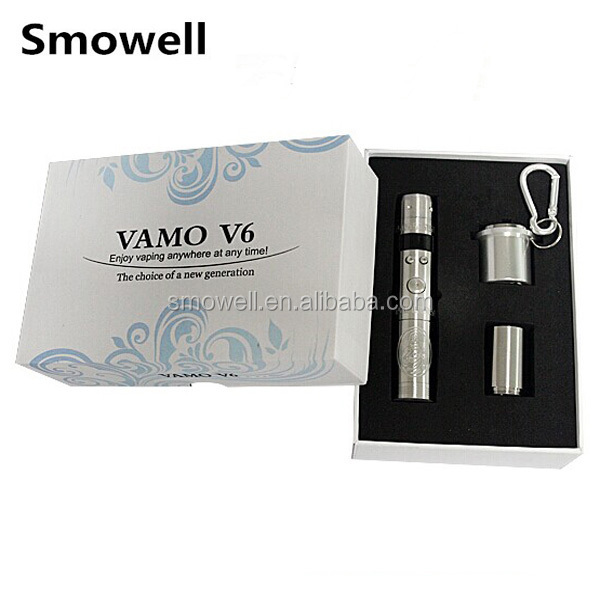 New product 2014 e-huge mod stainless steel vv vw mod 26650 battery vamo v6 e-huge