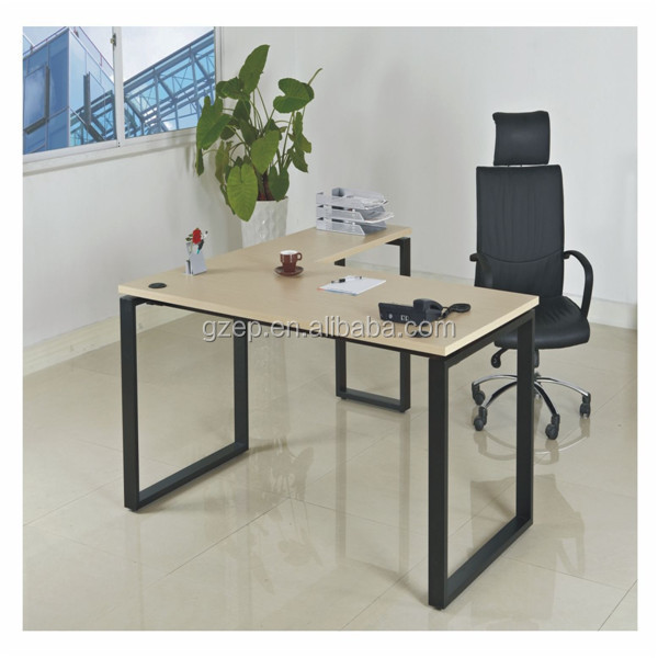 エレガントで耐久性のあるオフィスの幹部のコンピュータのテーブル/l- 形状オフィスのコンピュータデスク問屋・仕入れ・卸・卸売り