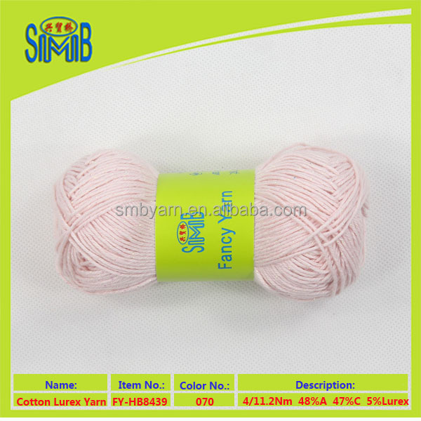 skeins50gルーレックス混綿混紡糸アクリル手編みのための問屋・仕入れ・卸・卸売り