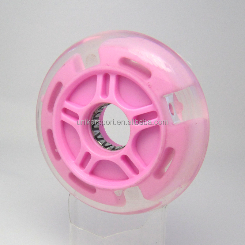 80mm*24mm、 led点滅、 puの車輪、 プロのインラインスケートの車輪問屋・仕入れ・卸・卸売り