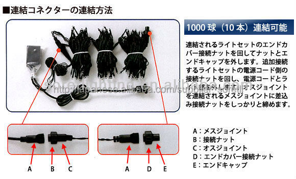 ストリングライト,ストレートライト,イルミネーション,LEDクリスマスライト問屋・仕入れ・卸・卸売り