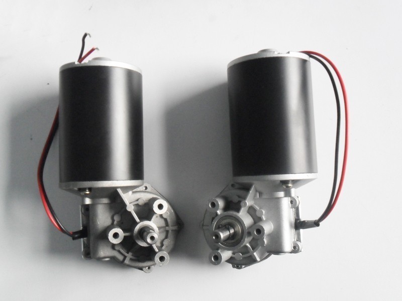 Dc12v/24v 120w 50rpm 8nm Torque Motor Grill Motor Angle Worm Gear Motor