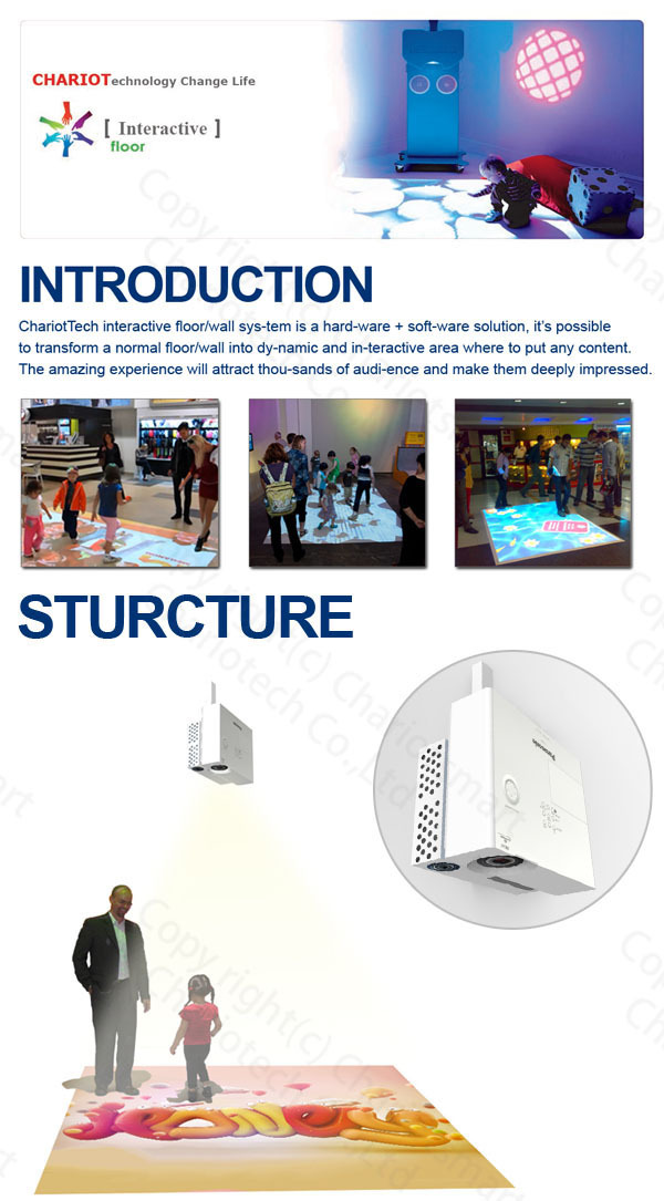 開発する新しい20153d効果インタラクティブなフロアで投影多くのインタラクティブなフロア子供のゲーム子供のためのセンター仕入れ・メーカー・工場