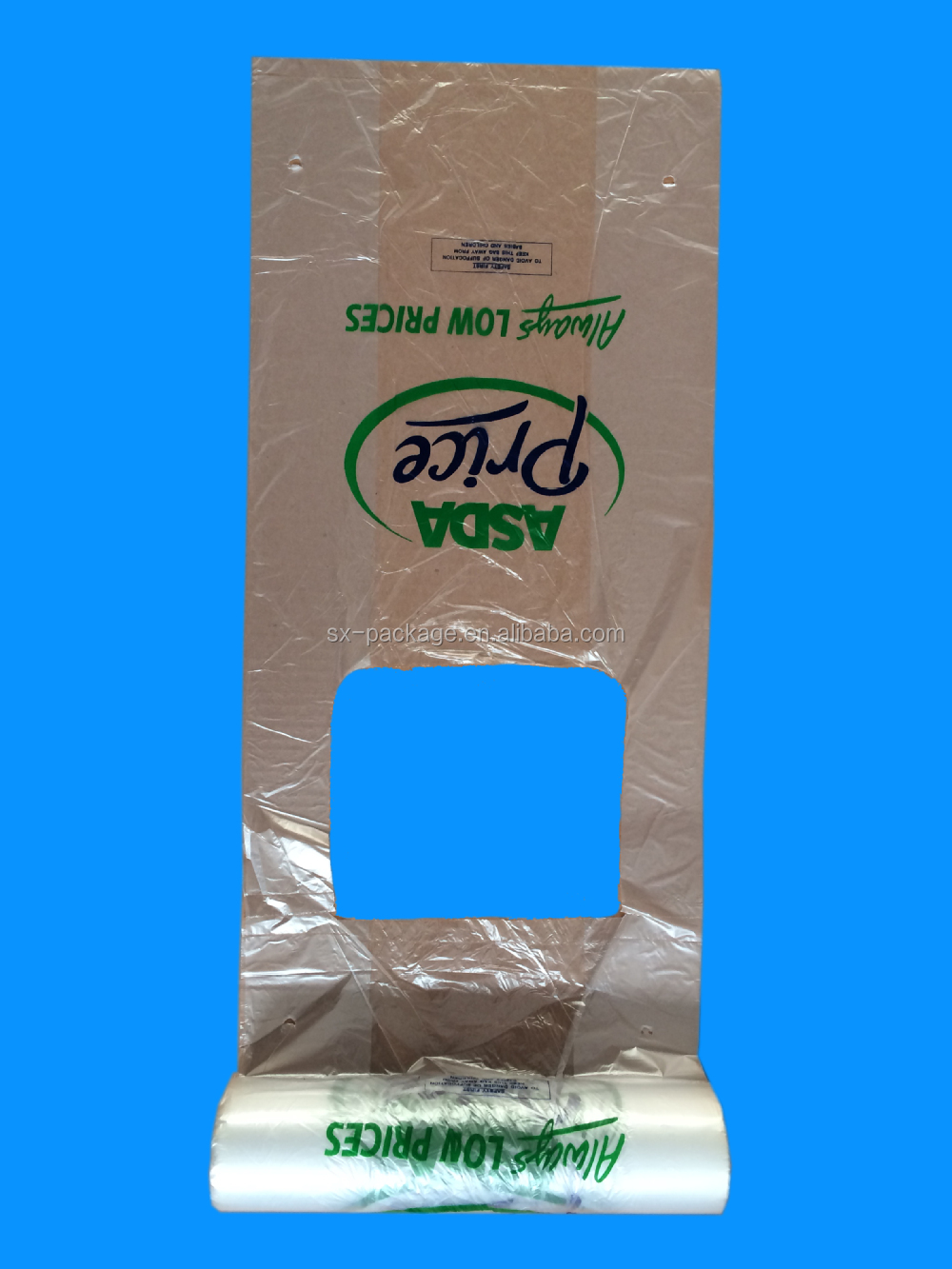 printed bags in/on roll with perforation