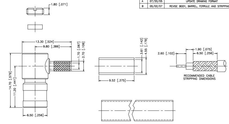 Smbケーブルプラグメスコネクタの右側、 ul、 cerohs指令75オームkls1-smb016bsmbpcbコネクタ仕入れ・メーカー・工場