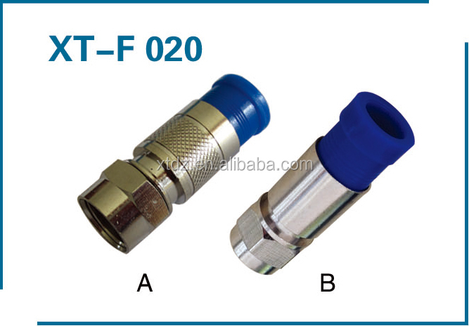 Fコネクタのrg-6/rg6コネクタ防水/rg11rg6圧縮fコネクタ仕入れ・メーカー・工場