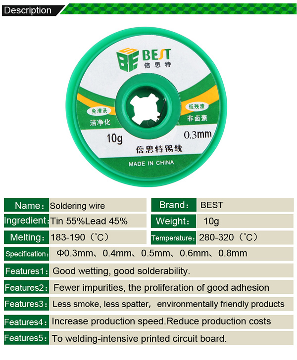 factory offer lead free alloy solder alloy wire