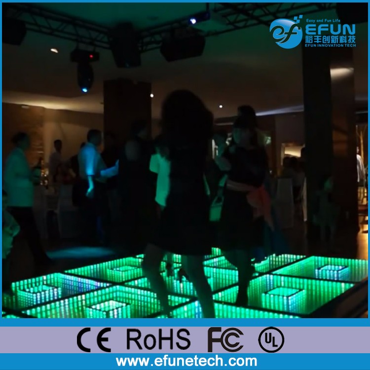 New Innovative Product 2017 Dmx 3d Infinity Temper Glass Led Full Color