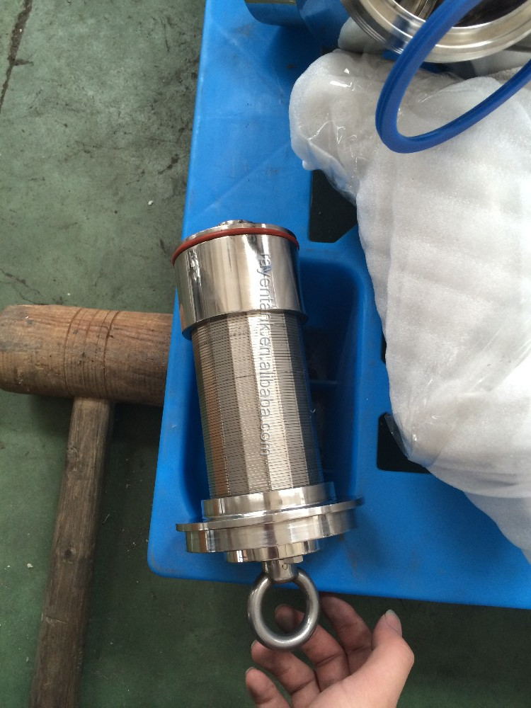 Sus304 Or 316l Sanitary Food Grade Stainless Steel Inline Filter