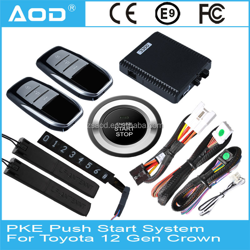 smart key system with push button start toyota #4