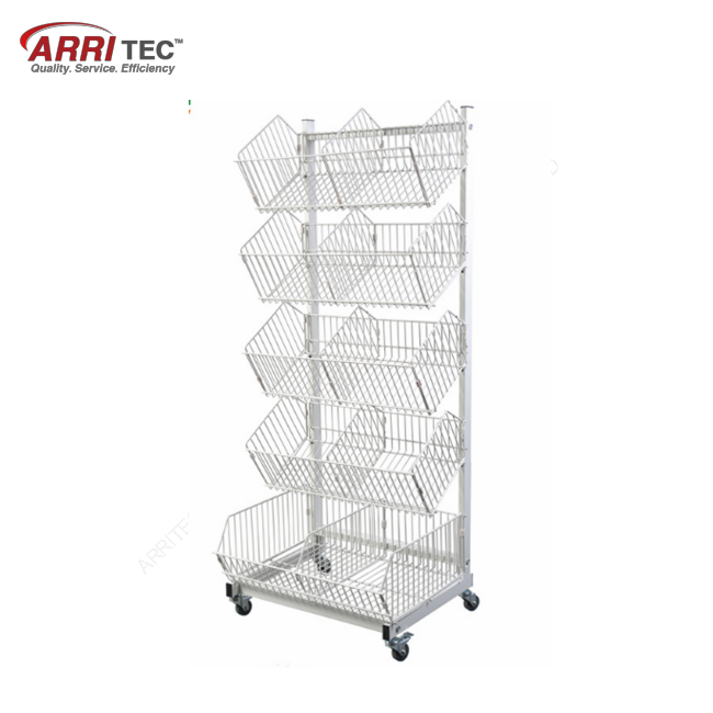 Supermarket Food Display Metal Rack Like Bagged Seasoning Metal Wire