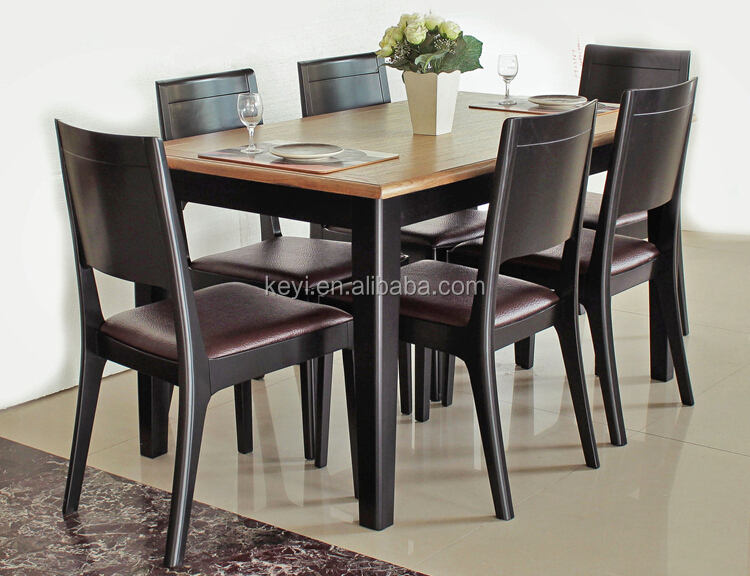 Estilo americano moderno diseño minimalista de madera silla de ... Diseño de comedor de madera