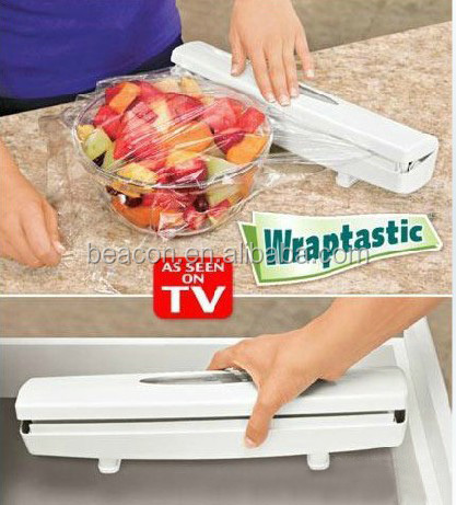 テレビショッピング創造的で便利なキッチンツールwraptasticはフィルムカッター問屋・仕入れ・卸・卸売り