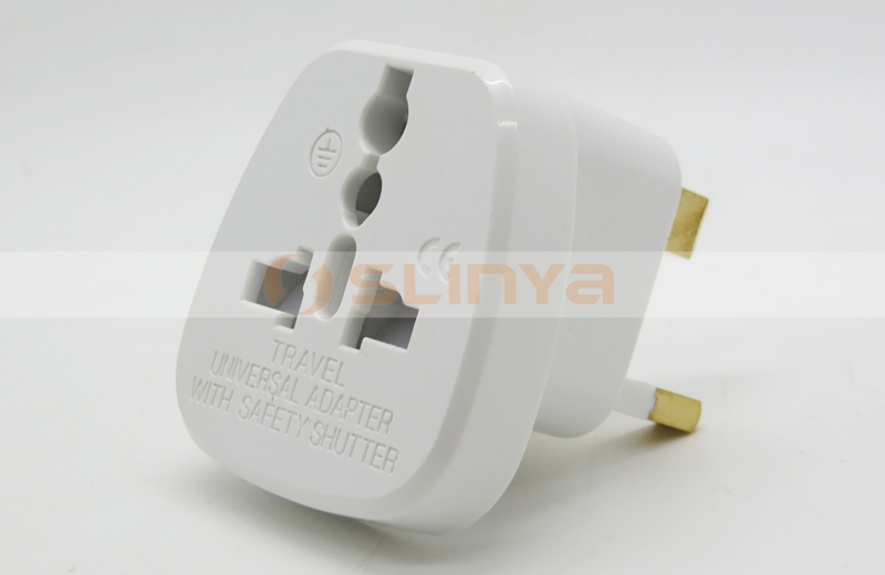 Uk Au Us Eu Socket To Uae Plug Adapter With Safety Shutter Buy Uae