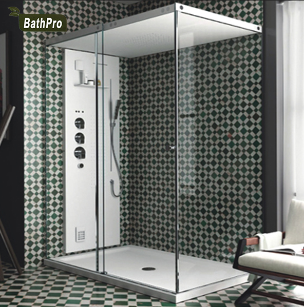 rectangle shape simple wet steam room