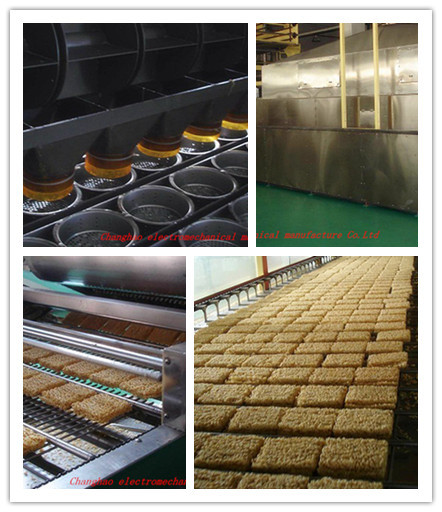 Automatic fried instant noodle machine