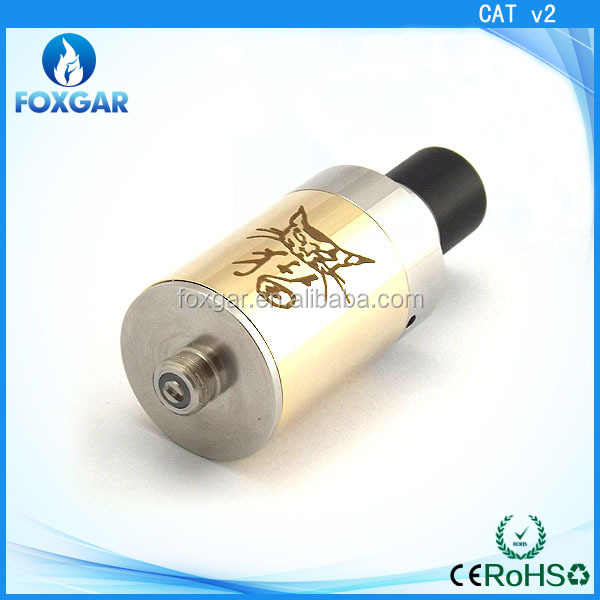 Foxgar Infinite cats atomizer 1:1 clone dry herb dripper magma atomic nucleus origen Cigreen cat atomizer