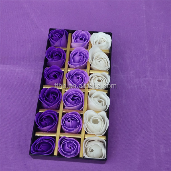 ロマンチックなギフトの石鹸バレンタインデーフラワーバラ石鹸/形の石鹸の花/卸売石鹸の花問屋・仕入れ・卸・卸売り