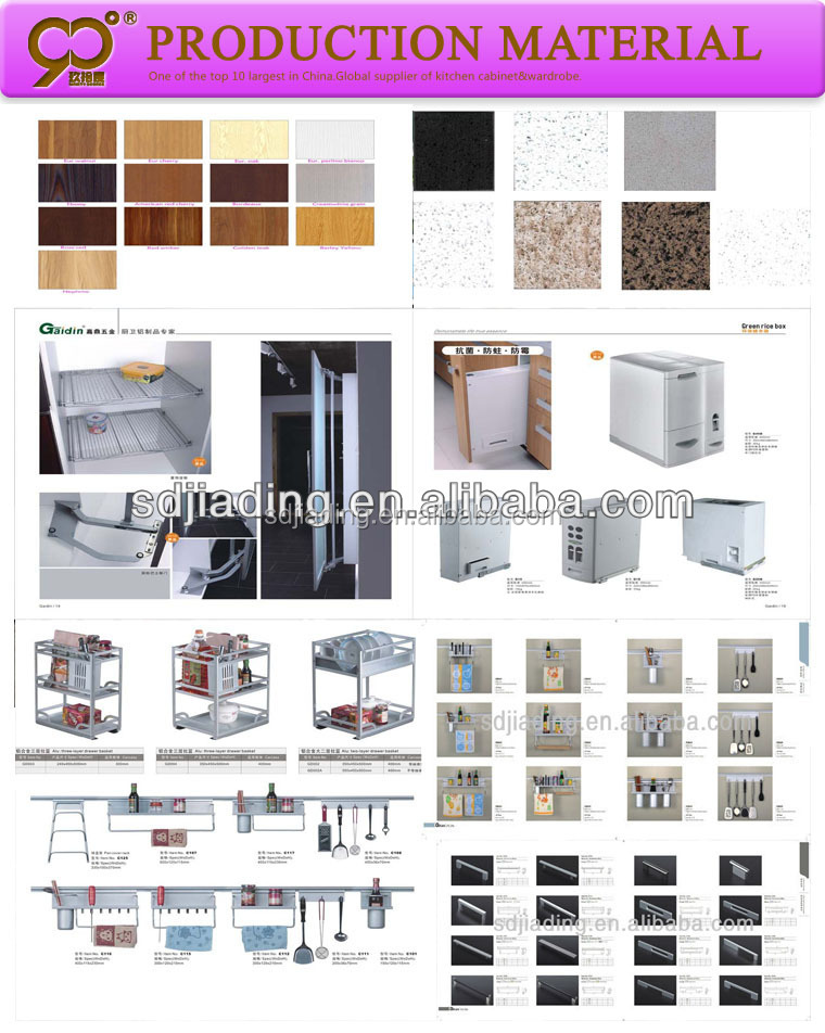 13 years' Australia project experience manufacturer modern dark chocolate melamine kitchen cabinet