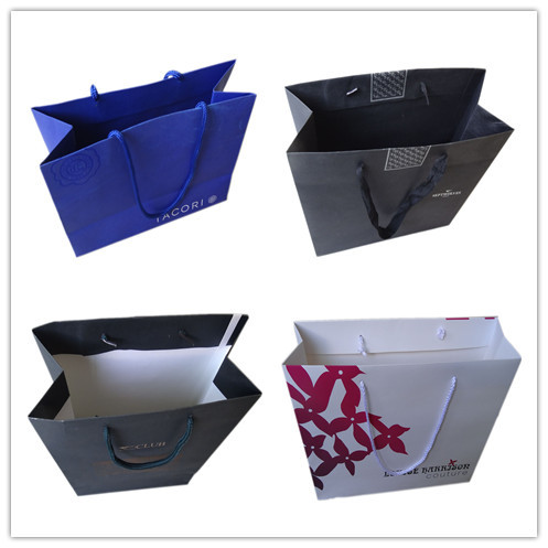 新製品2015紙袋印刷安のための紙のショッピングバッグ仕入れ・メーカー・工場