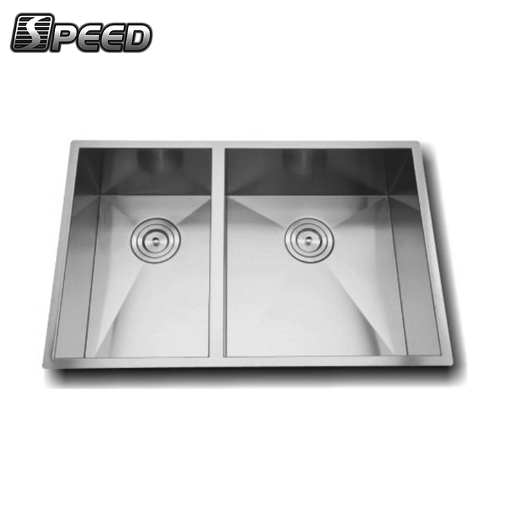 Wholesale Undermount Big Size Zero Radius Stainless Steel Kitchen