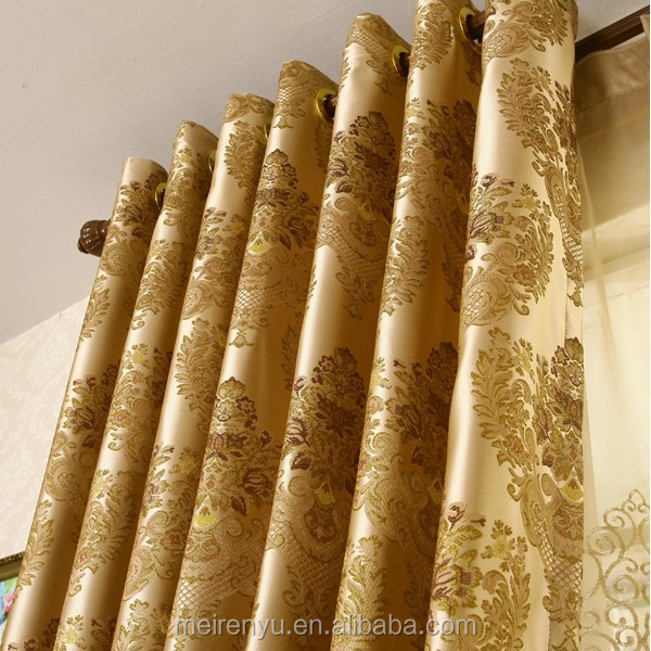 カスタム2015embroidereyの寝室のカーテン薄手の新しいデザインの豪華な刺繍カーテン仕入れ・メーカー・工場