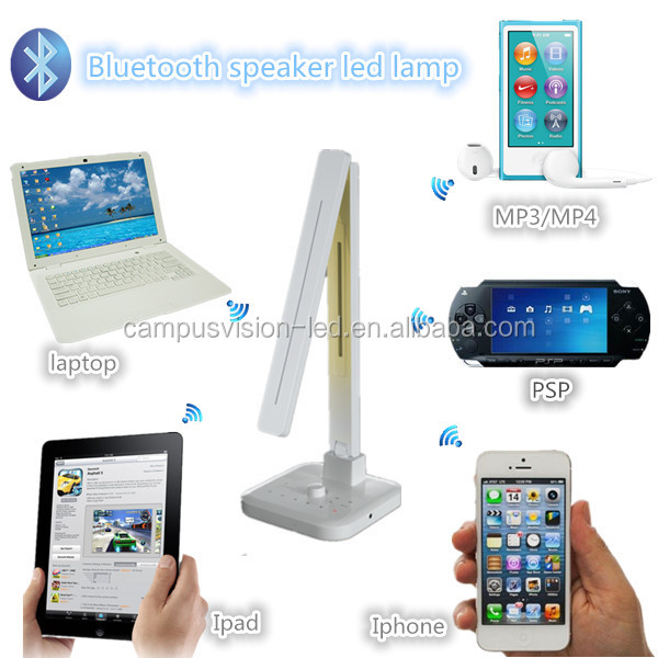 2014 bluetooth led desk lamp with usb port & mini speaker問屋・仕入れ・卸・卸売り