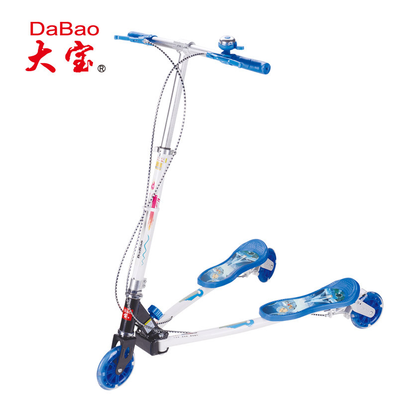 新しいモデル子供スイングスクーター/puキッズスクータービッグホイール/子供スライディングスクーター( 8088m- 青)問屋・仕入れ・卸・卸売り